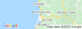 Mckinleyville map